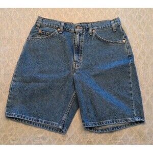 VTG Levi’s 550 Relaxed White Tab Loose Jean Shorts Size 33 Vintage Deadstock